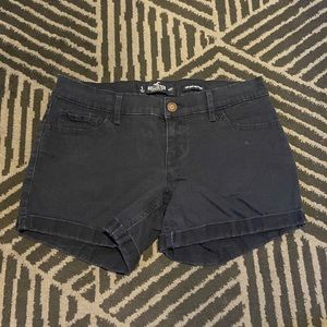 Hollister Dark Navy Low Rise Midi Shorts